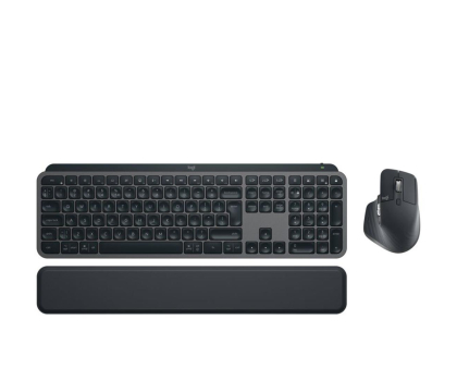 Zestaw (Mysz + Klawiatura) LOGITECH Klawiatura MX Keys S + mysz + podkładka Combo Graphite US 920-011614